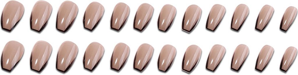 24 Stück künstliche Nägel, DIY-Maniküre-Werkzeug, schön, perfekt passend, breite Anwendung, künstliche Nägel, Damen-Accessoires