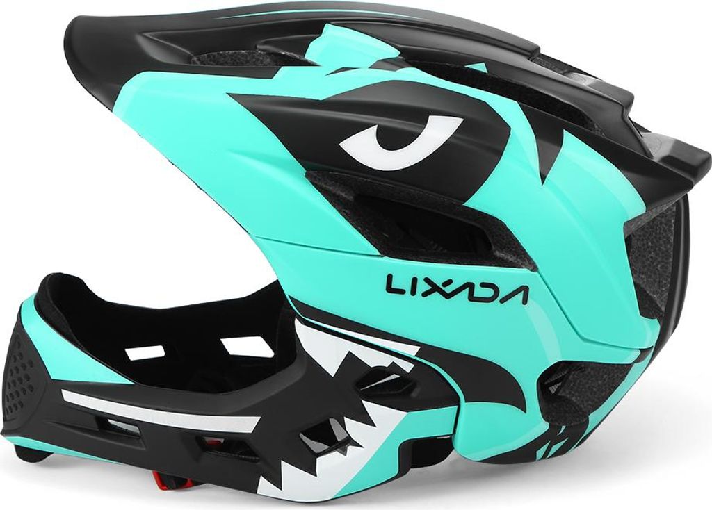 Kinder abnehmbare Vollgesichtshelm Kinder Sport Sicherheit Helm für Fahrrad Skateboarding Roller Skating