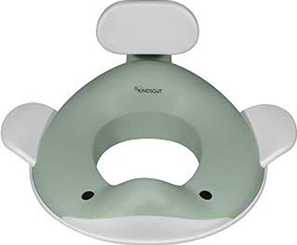 Kindsgut Toilettensitz Wal für Kinder, kindgerechtes Wal Design, in subtilen, modernen Farben, kinderfreundlich, pistazie