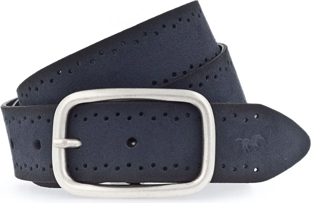 Cintura Mustang Pelle Donna Grigio Acciaio 3.5 W110 | Mustang Leather Belt
