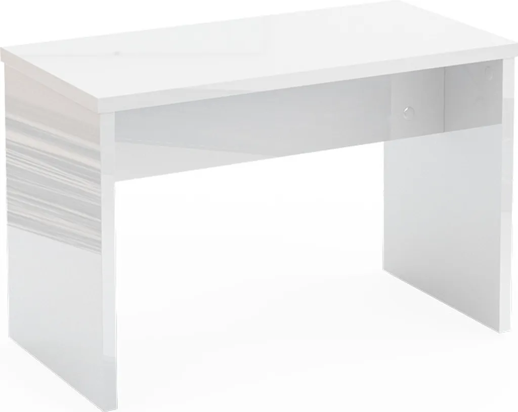 Banc Blanc Mat 90cm Vicco Viola 20973 - Finition Robuste et Style Sobre