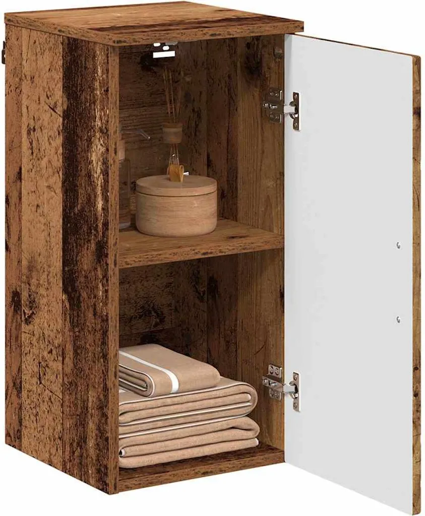 Elegante Mobile Bagno Pensile vidaXL Legno Recuperato 30 cm - Design Unico - 3