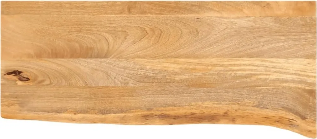 Piano Tavolo Mango Massiccio Bordo Naturale 90x40 - Alta Qualità