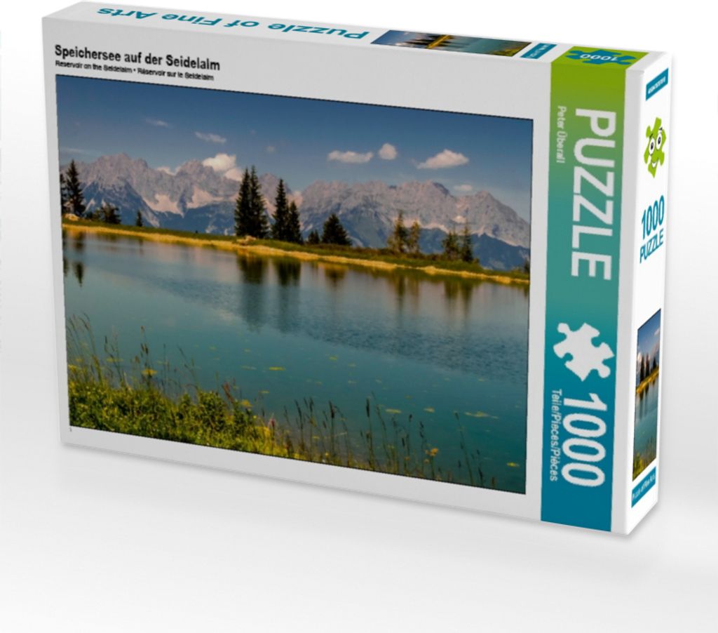 Calvendo Speichersee auf der Seidelalm 1000 Teile Puzzle quer 640x480mm, Überall Peter; 7457786