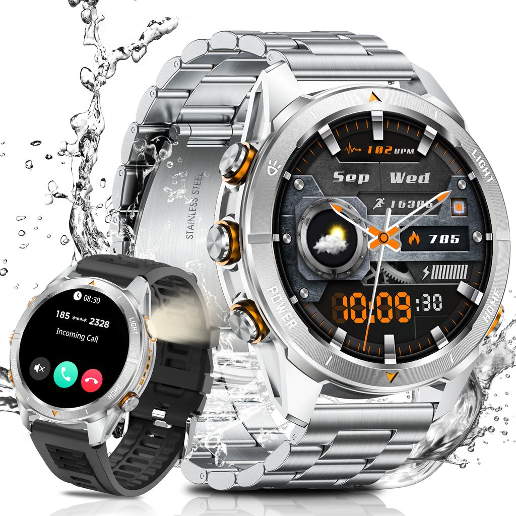 2026 Smartwatch für Herren mit 1,46" AMOLED-Display, IP68 Produktbild 
