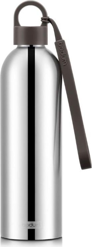 Melior isolierflasche aus glänzendem doppelwandigem edelstahl, 0,5 l braun Bodum 12057-16-451B