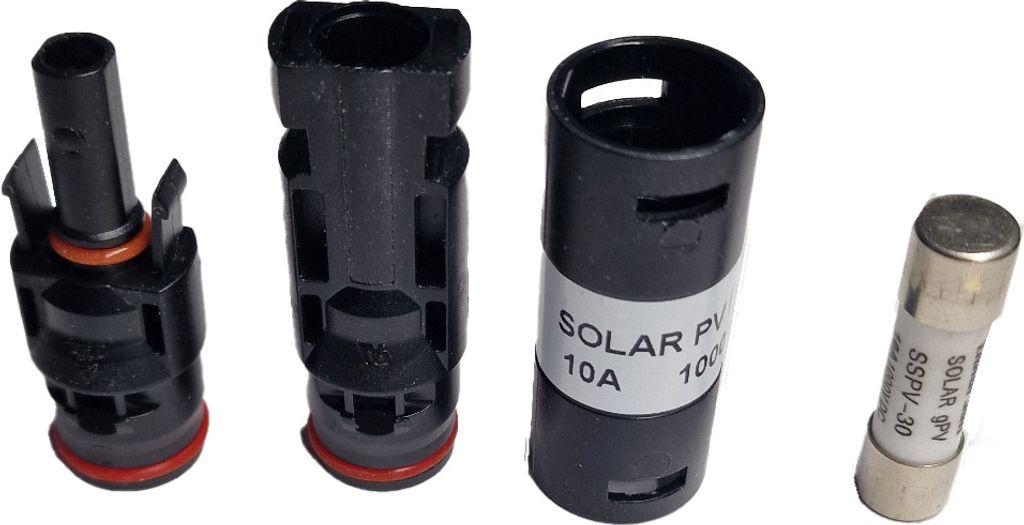 PV Stecker Sicherung 10A 1000V für PV