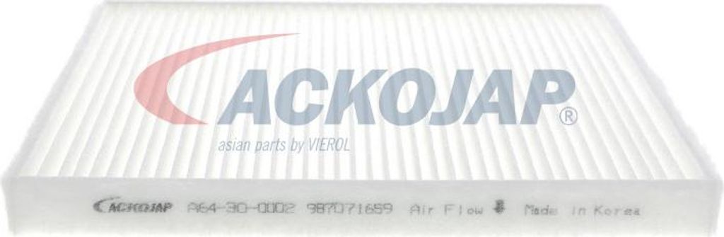 ACKOJA A64-30-0002 Innenraumfilter Pollenfilter für SUZUKI JIMNY (FJ)