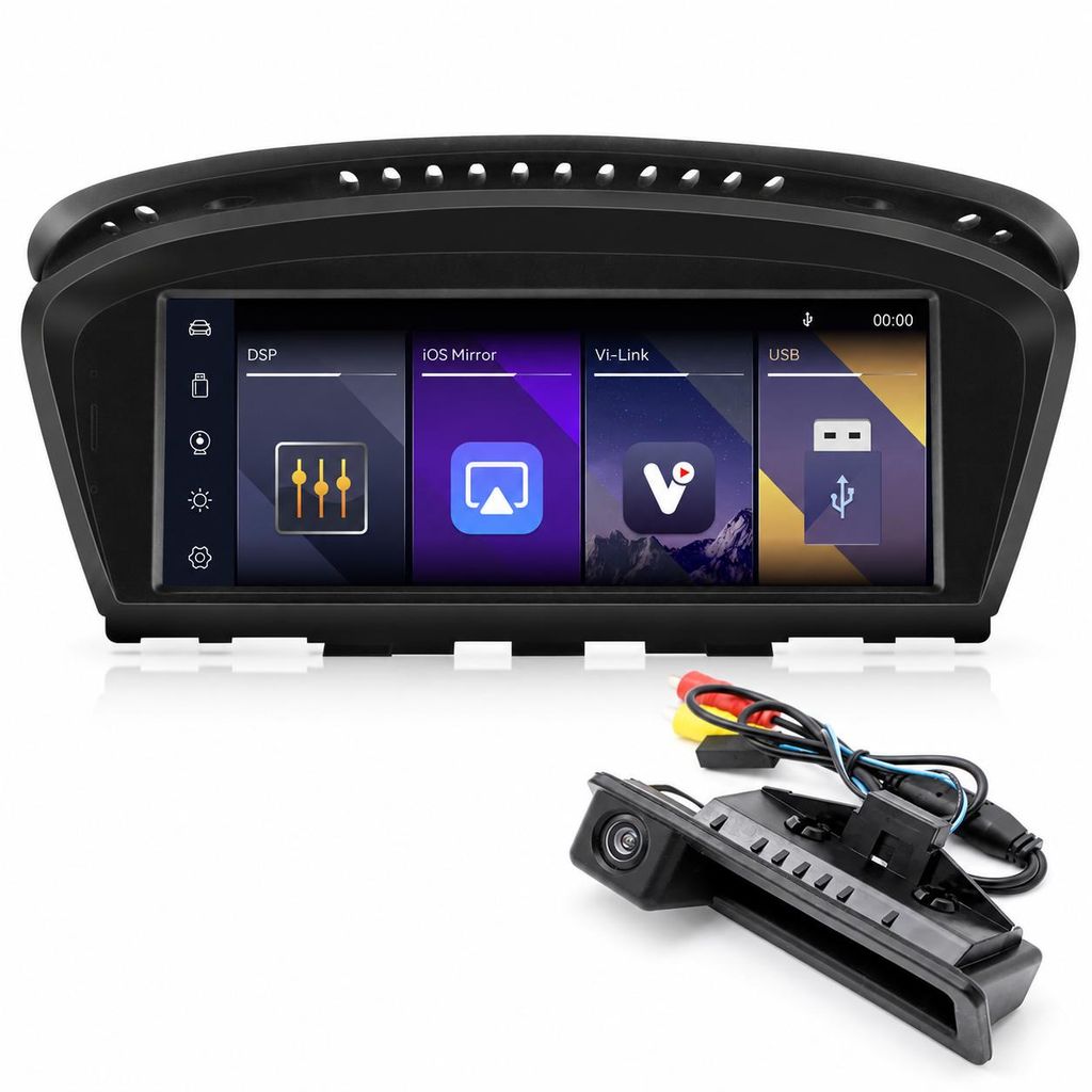 Autoradio Linux CarPlay 8,8 pouces pour BMW E60 E61 E64 E90 Image du produit 