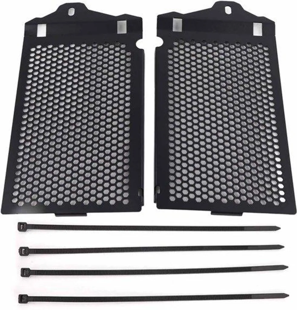 Grille de radiateur moto en inox découpée au laser série renforcée XL