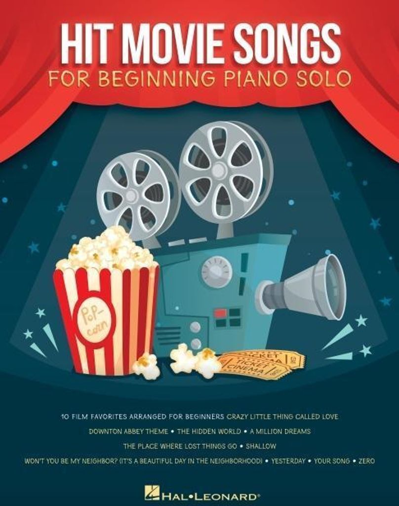 Hit Movie Songs: Beginning Piano Solo Songbook