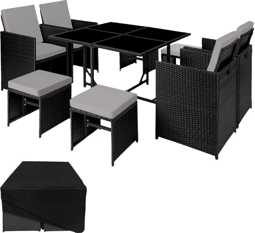 Rattan Sitzgruppe Bilbao für 4 bis 8 Personen Produktbild 