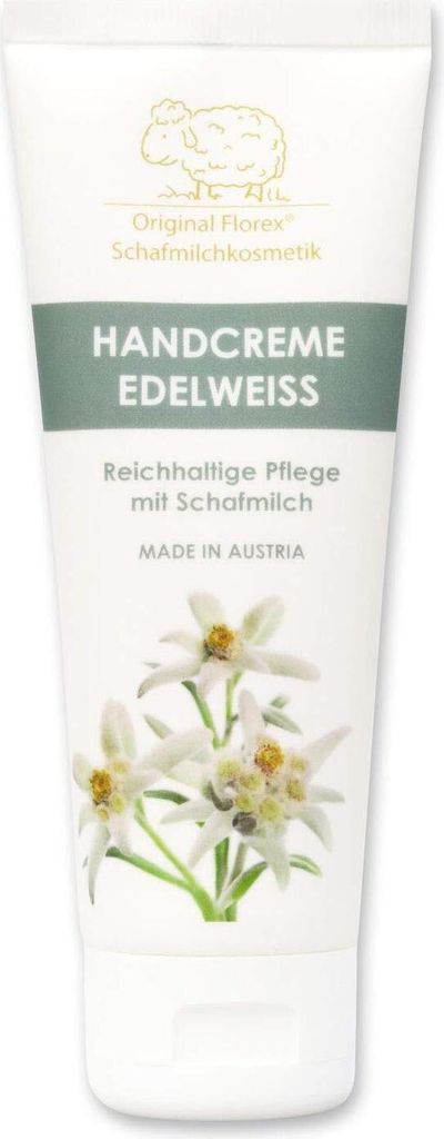 Florex Handcreme mit biologischer Schafmilch Edelweiß Produktbild 