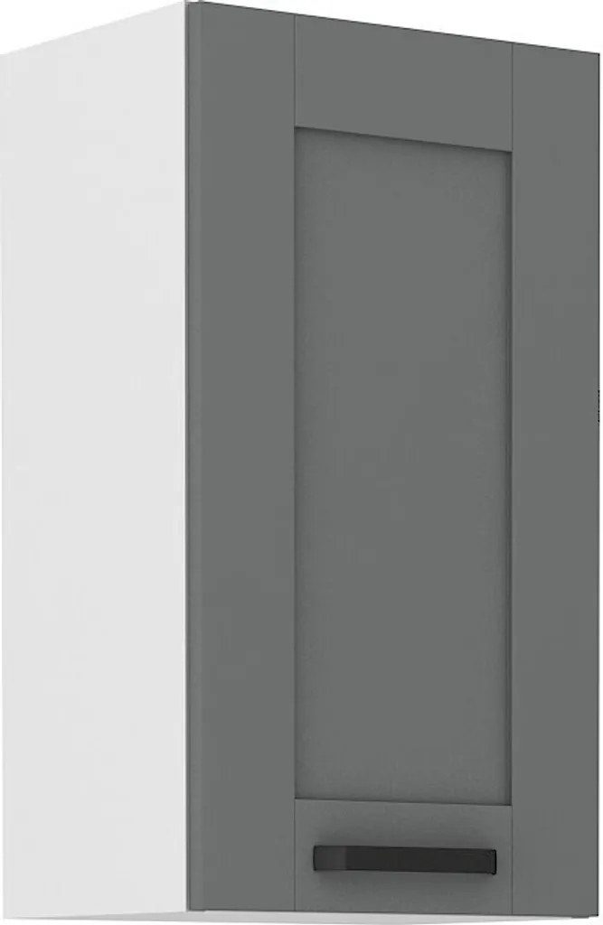 Mobile Cucina Sospeso LAILI 40 cm Grigio e Bianco | Design Moderno