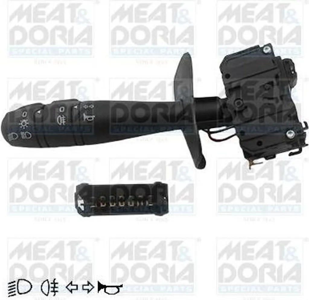 MEAT & DORIA 23073 Interruttore Sterzo Dacia Sandero Logan Duster OE 6001551360