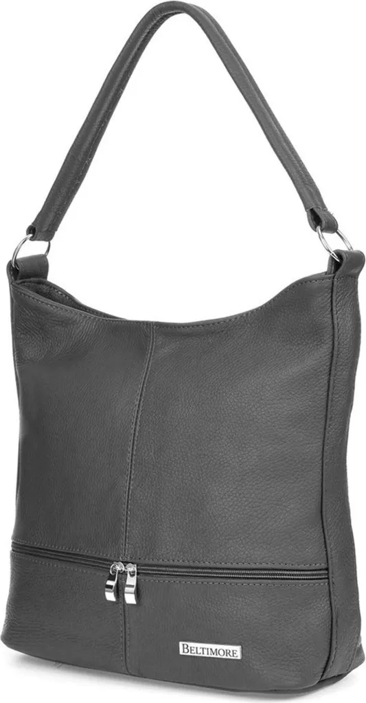 Beltimore krai66grey Borsa Messenger Grigia Professionale in Pelle
