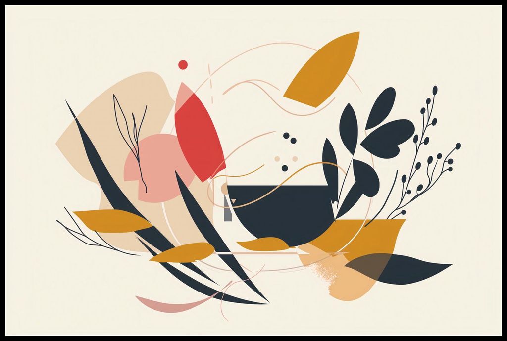 Plakat 91,5x61cm Lebendige Flora