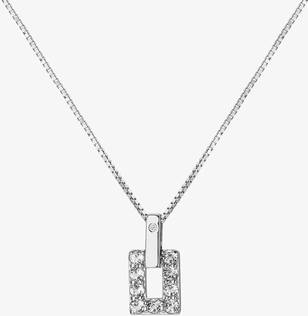 Collier Pendentif Echo DP898 Bijou de Luxe pour Femme Style Diamant
