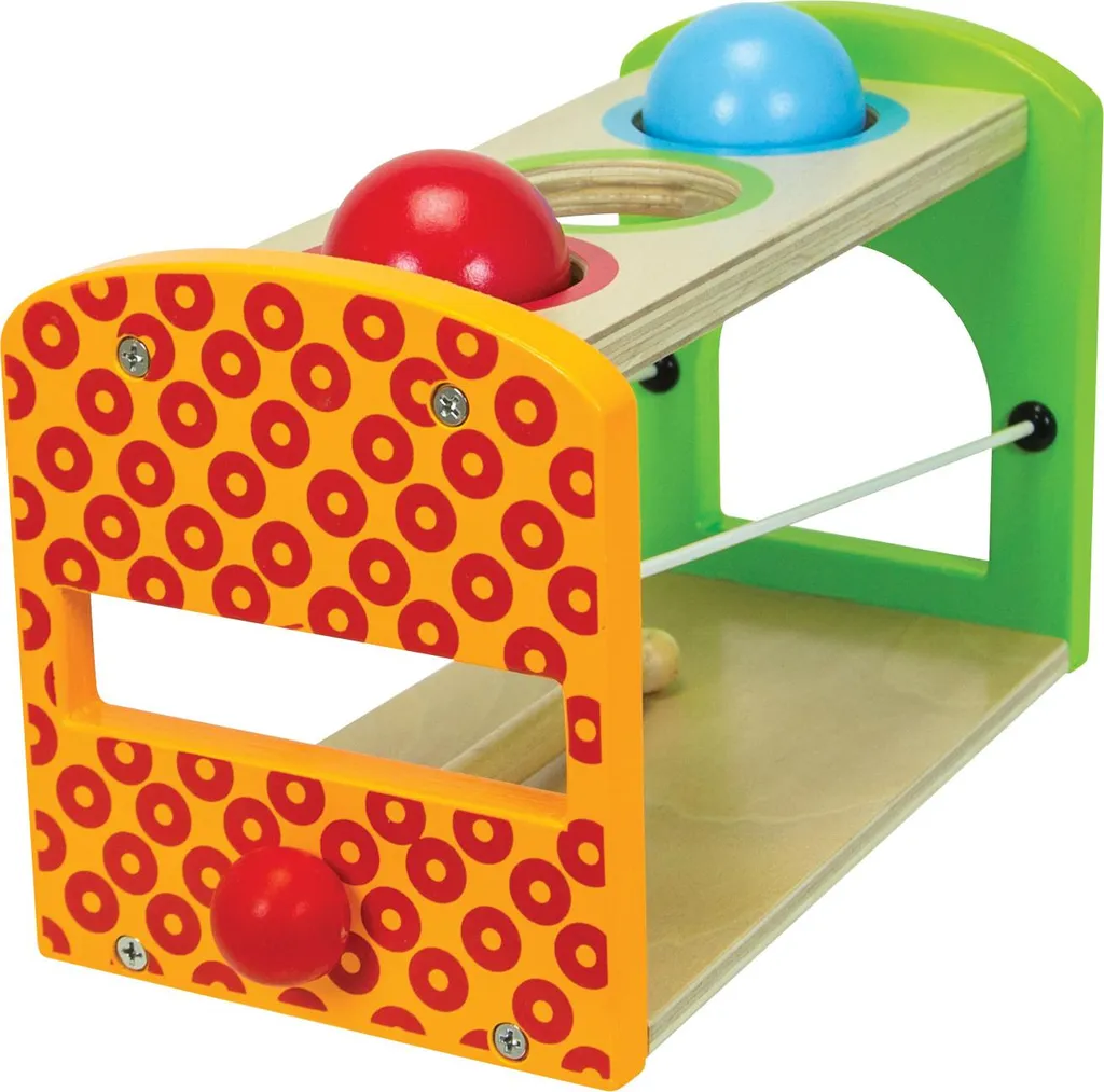 Banc à marteler avec xylophone intégré Eichhorn en bois multicolore - 9