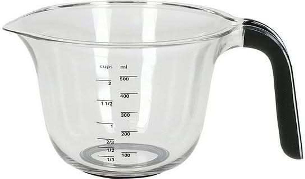 4er Set Messbehälter Mit Spitze – 3,6 L Fassungsvermögen, Kunststoff, Weiß, Inkl. Messskala Bis 237 Ml, Für Haushalt & Labor