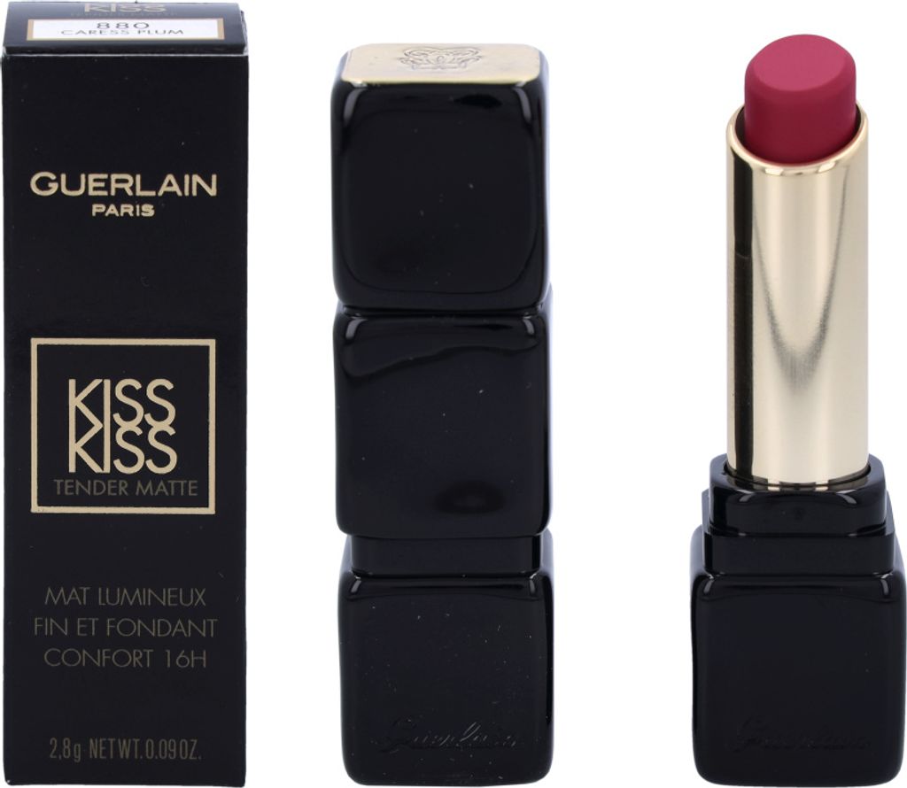 Guerlain KissKiss Tender Matte, Violett, Caress Plum, 1 Produktbild 