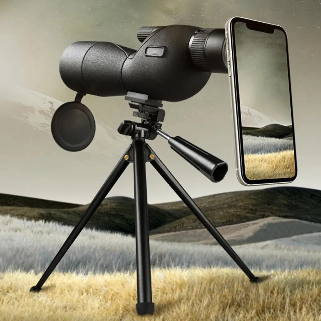 Longue-vue pour voir les détails au loin avec zoom 25-75x60 mm IPX4 beige