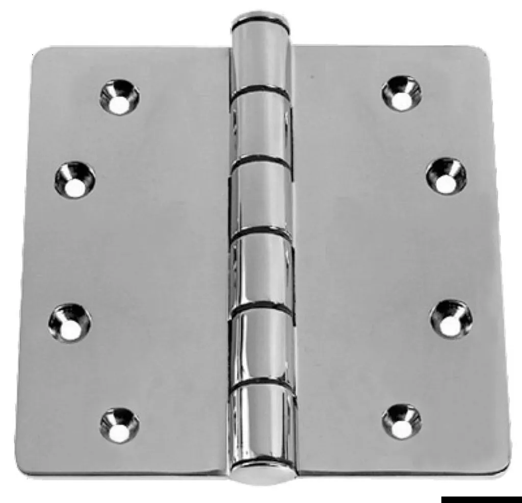 Charnière inox AISI 316 moulée 63x63x127 mm pour milieu marin - 1 pièce