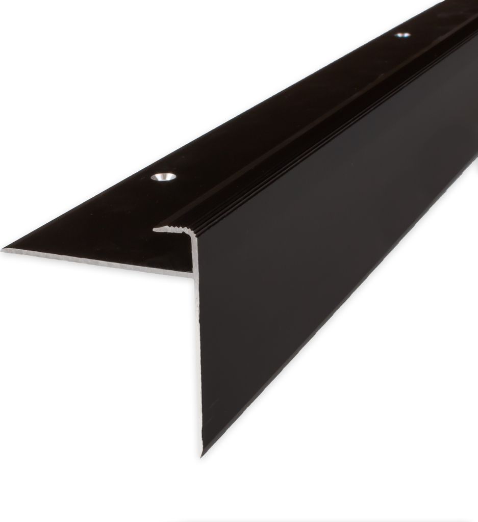 PROVISTON | Einfass- & Abschlussprofil | Aluminium | 10 x 8.5 x 1000 mm | Bronze Dunkel | Einschubprofil | Abschlussleiste | Bodenprofil