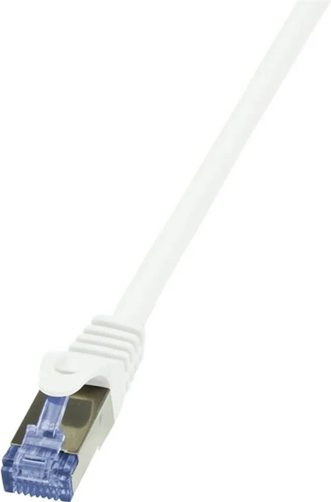 Fini les Déconnexions : Câble Ethernet 20m Cat7 S/FTP Logilink Blanc