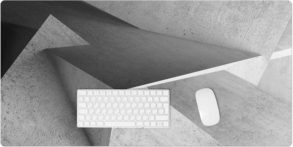 Geometrische Strukturen – Schreibtischunterlage – Rutschfeste Tischunterlage – Schreibtischmatte für Büro & Zuhause – Schreibunterlage ...