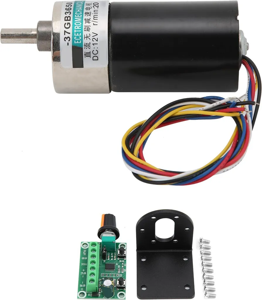 Moteur 24V 20 tr/min XD-37GB3650 Brushless avec régulateur haute fiabilité