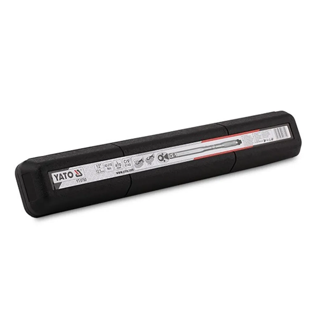 Clé dynamométrique 1/2 pouce 42–210 Nm en acier chrome-vanadium robuste - 22