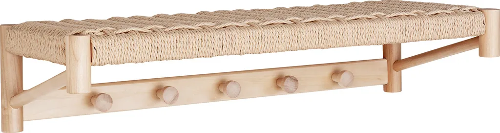 Porte-manteau Abano naturel stable : fini les vêtements qui traînent