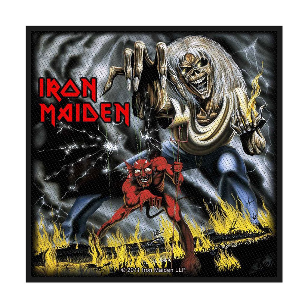 Iron Maiden Number Of The Beast Aufnäher zum Aufnähen