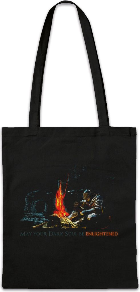 Urban Backwoods Enlightened Soul, Stofftasche, Farbe: Schwarz
