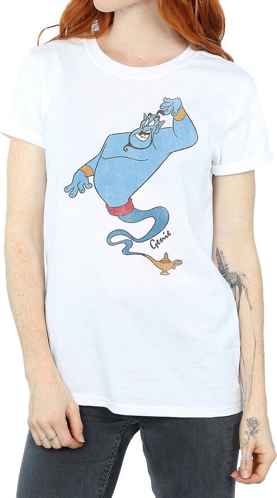 Aladdin - "Classic" T-Shirt für Damen BI549 (S) (Weiß)