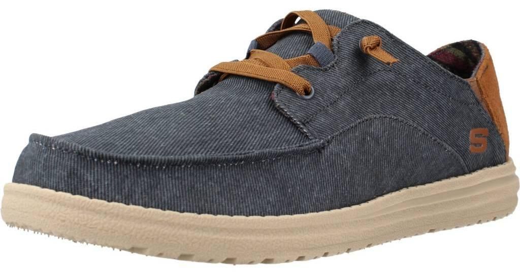 SKECHERS MELSON - MOC TOE Blau