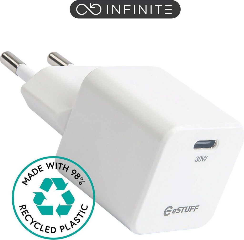 eSTUFF ES637027, Wewnętrzna, Prąd przemienny, 20 V, Biały Zdjęcie produktu 