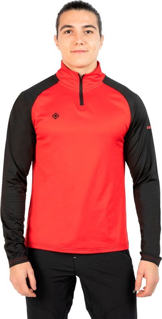 Izas Indus M Fleece Mit Halbem Reißverschluss Rot M Mann Rot M
