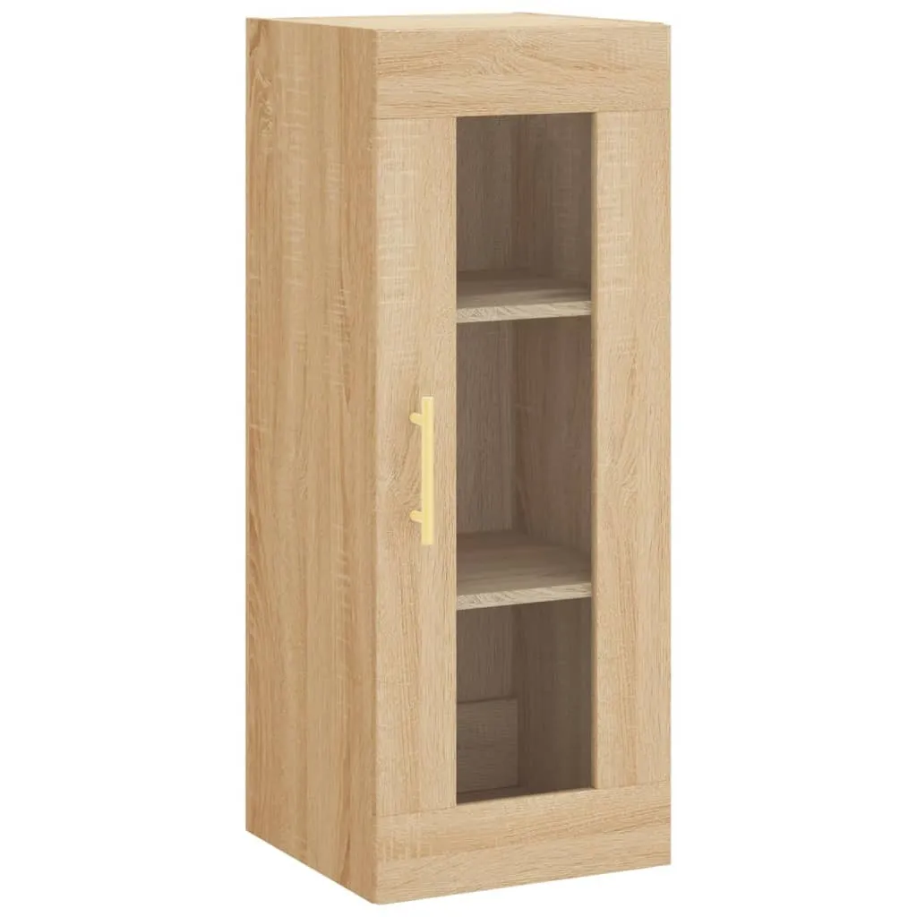 Mobiletto Pensile Rovere Sonoma 34,5x34x90 cm | Qualità Multistrato