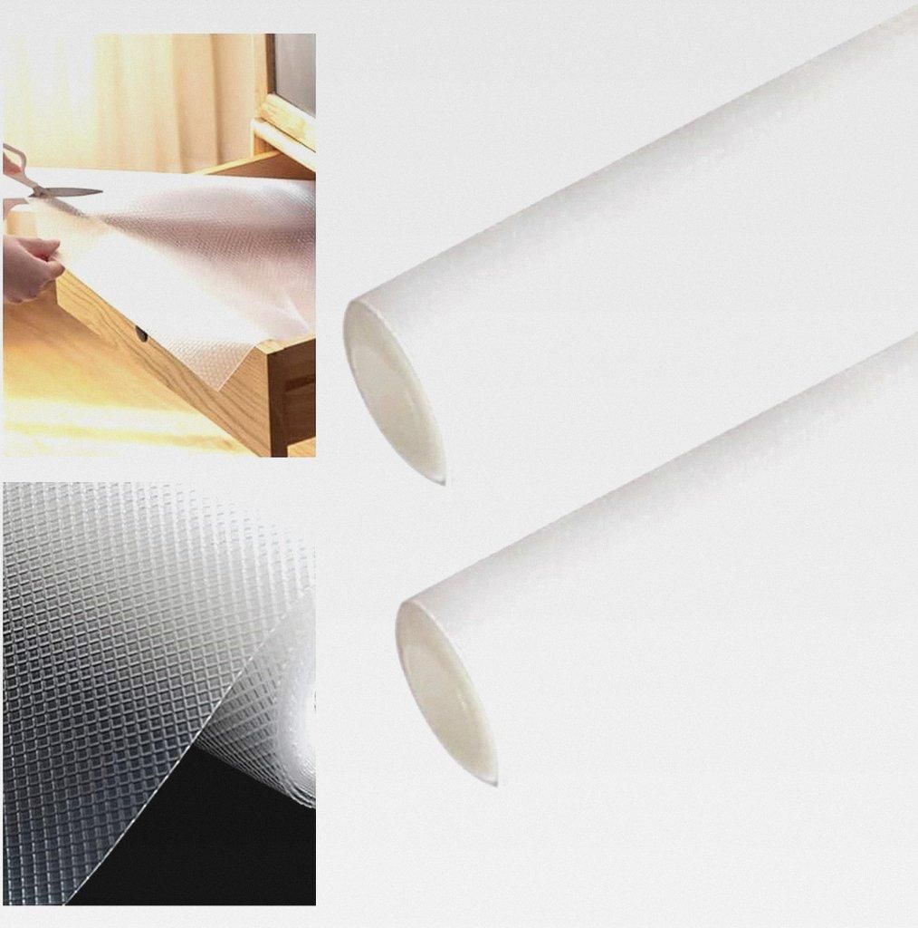 2er Schubladenmatte 30 * 150cm Eva Antirutschmatte Schubladen Matte Transparent Rutschmatte Schublade Einlegematten Wasserdichtem Schrankfolie Zusc...