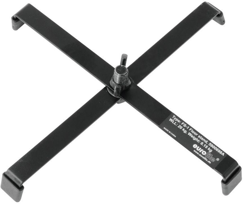 EUROLITE FS-1 Floorstand, Stahl, schwarz Produktbild 