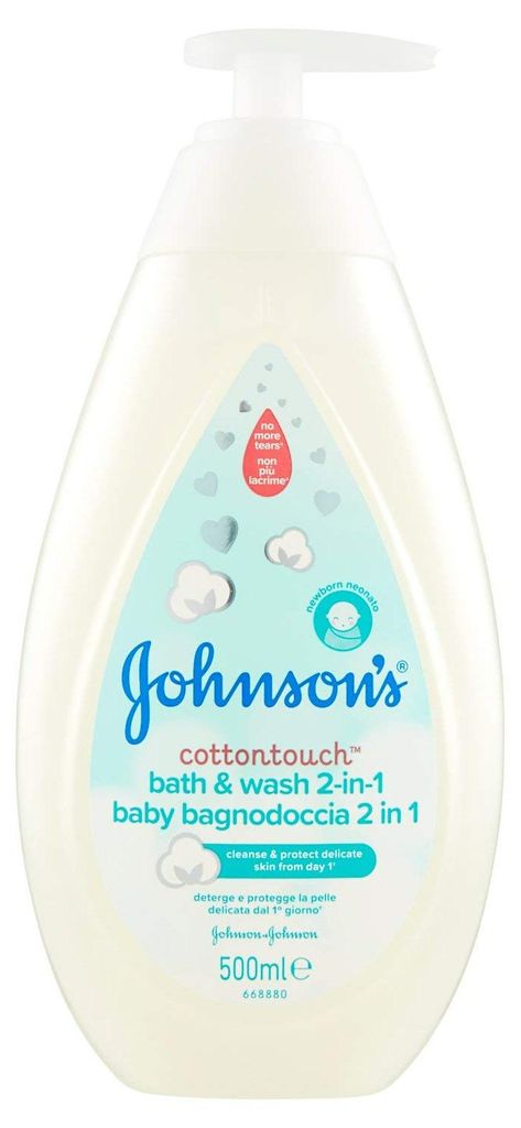 Johnson's CotonTouch Shampooing et gel douche 2en1 Bain et Image du produit 