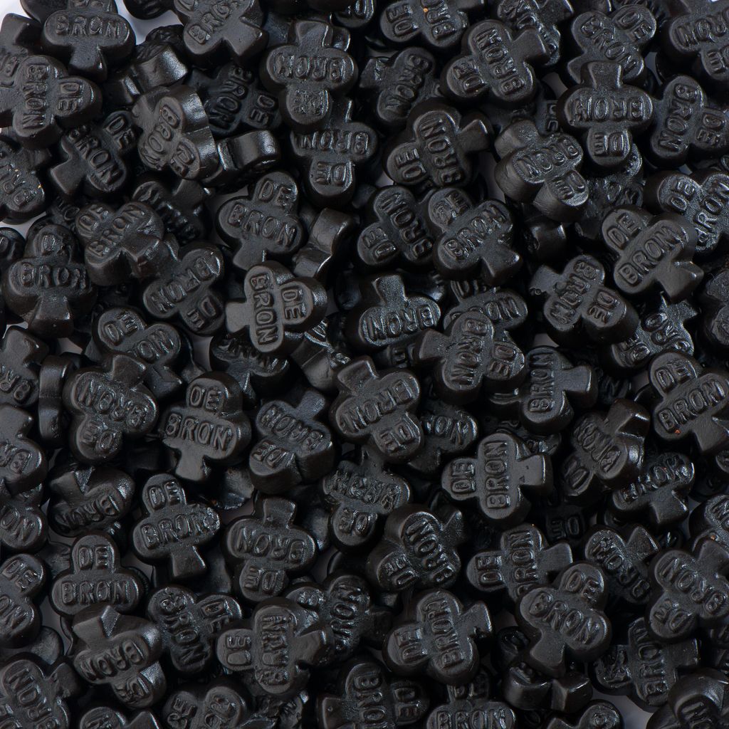De Bron Zoute Klavertjes Salzige Lakritz-Kleeblätter 1 kg Produktbild 
