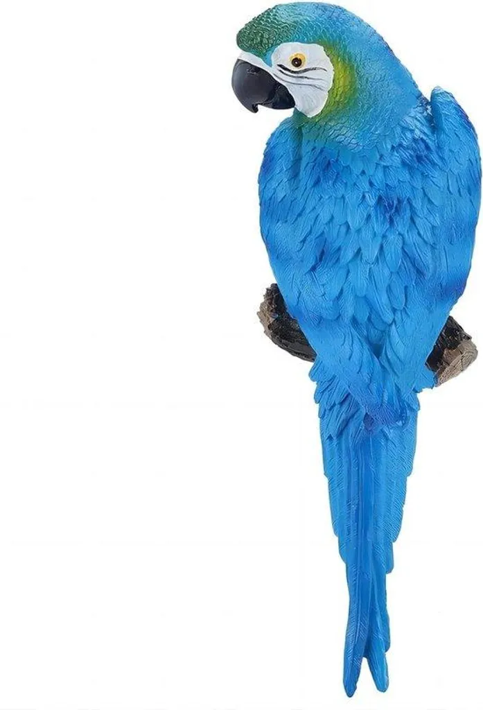 Figurine oiseau bleu n° 1 : égayez un mur de jardin sombre ou nu