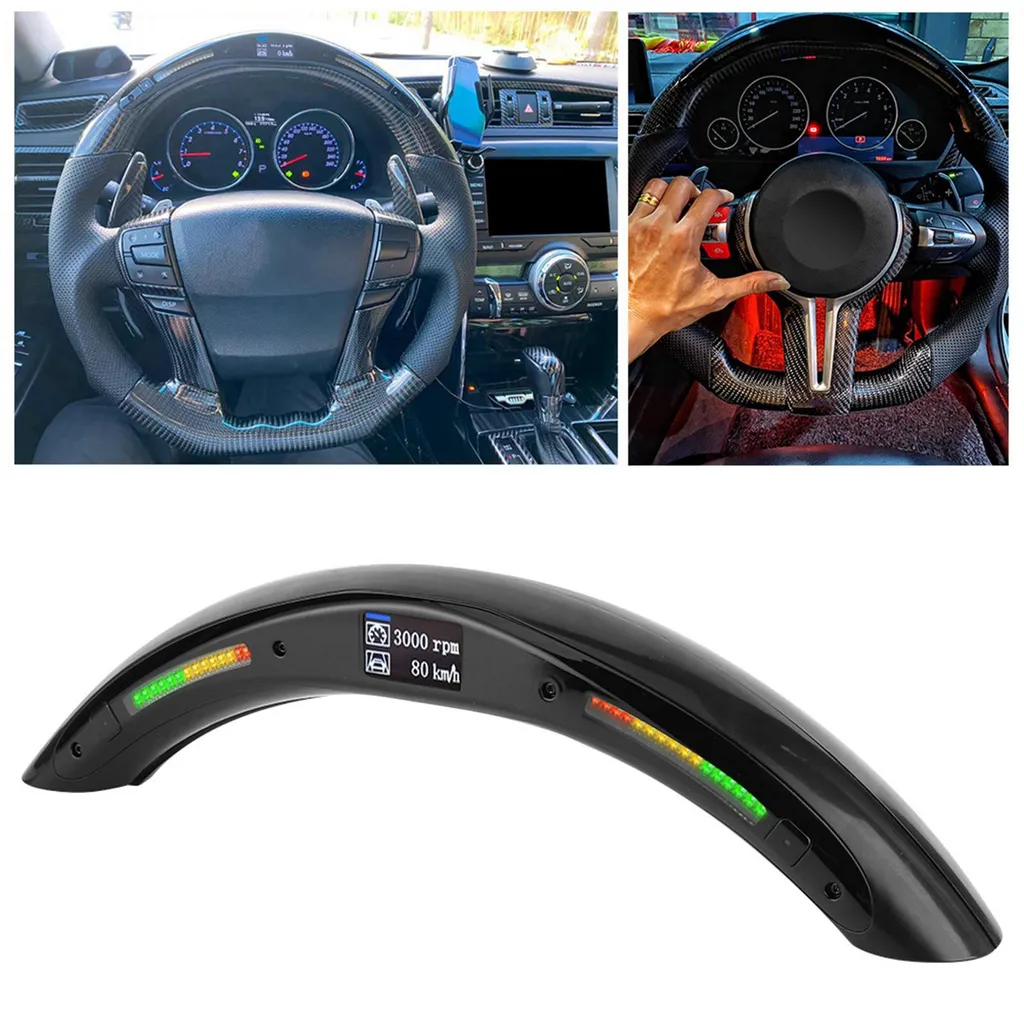 Volant de course LED 4e Génération avec module OBD2 et affichage digital - 6