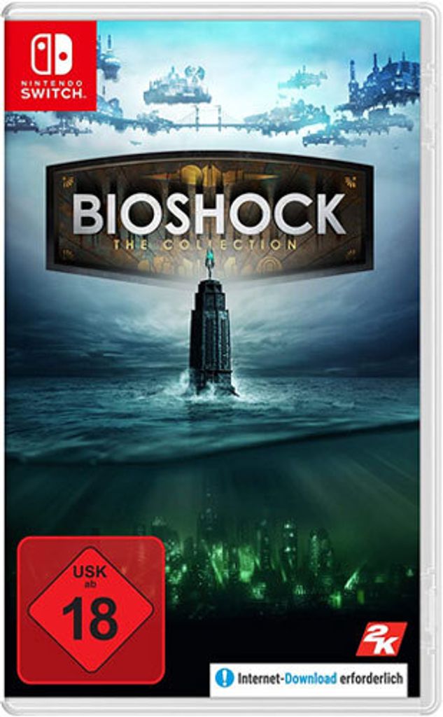 The cover art for the Nintendo Switch game BioShock: The Collection.