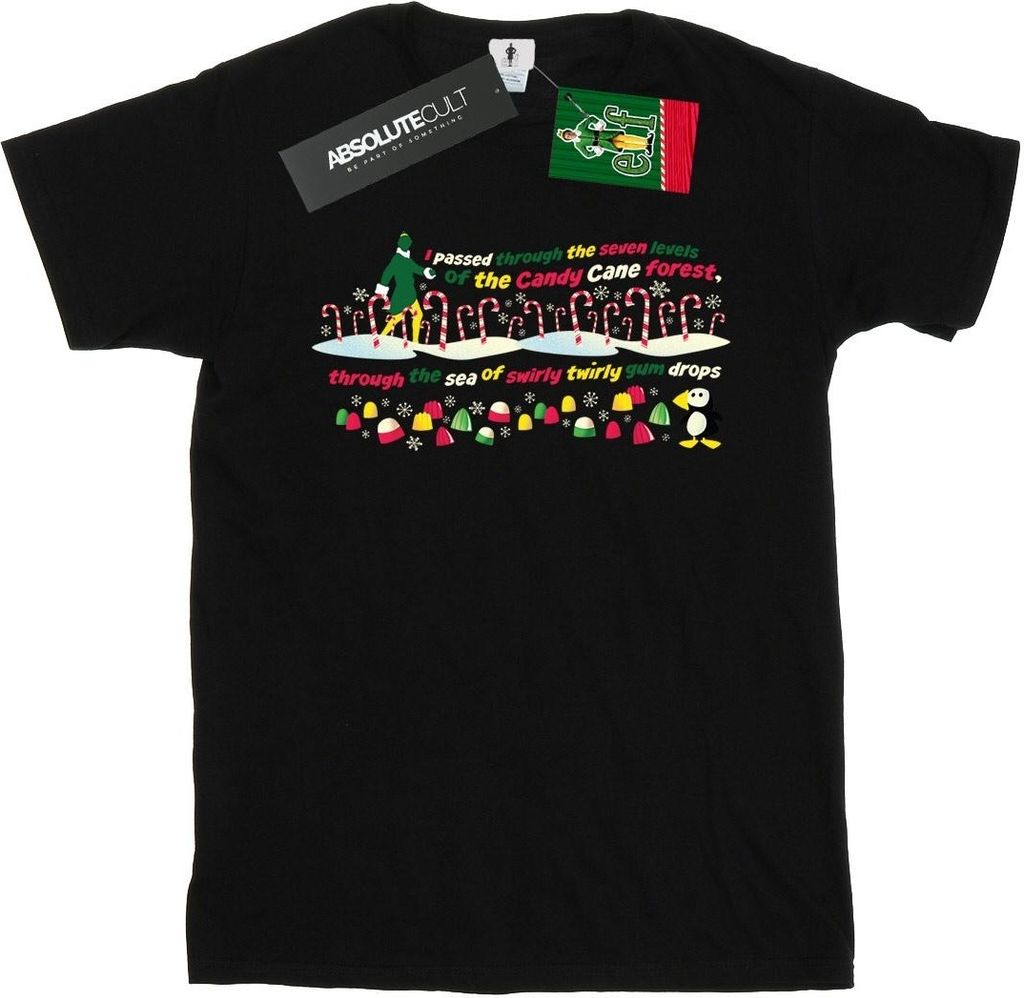 Elf - T-Shirt für Damen BI21954 (3XL) (Schwarz)