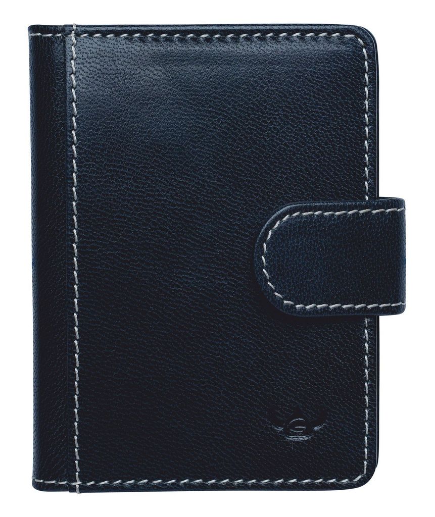 Golden Head Kartenetui Bari RFID Protect Card Case Navy dunkelblau