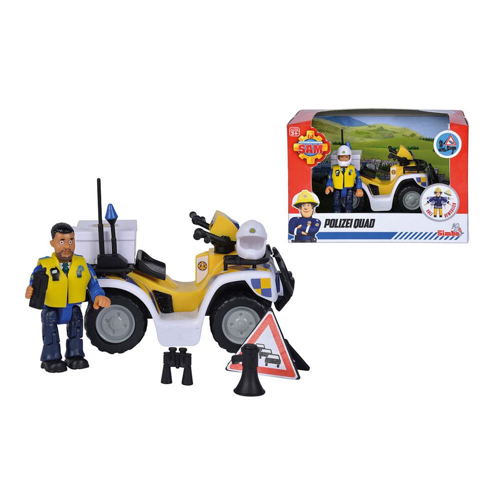 Sam Polizei Quad mit Figur Produktbild 13